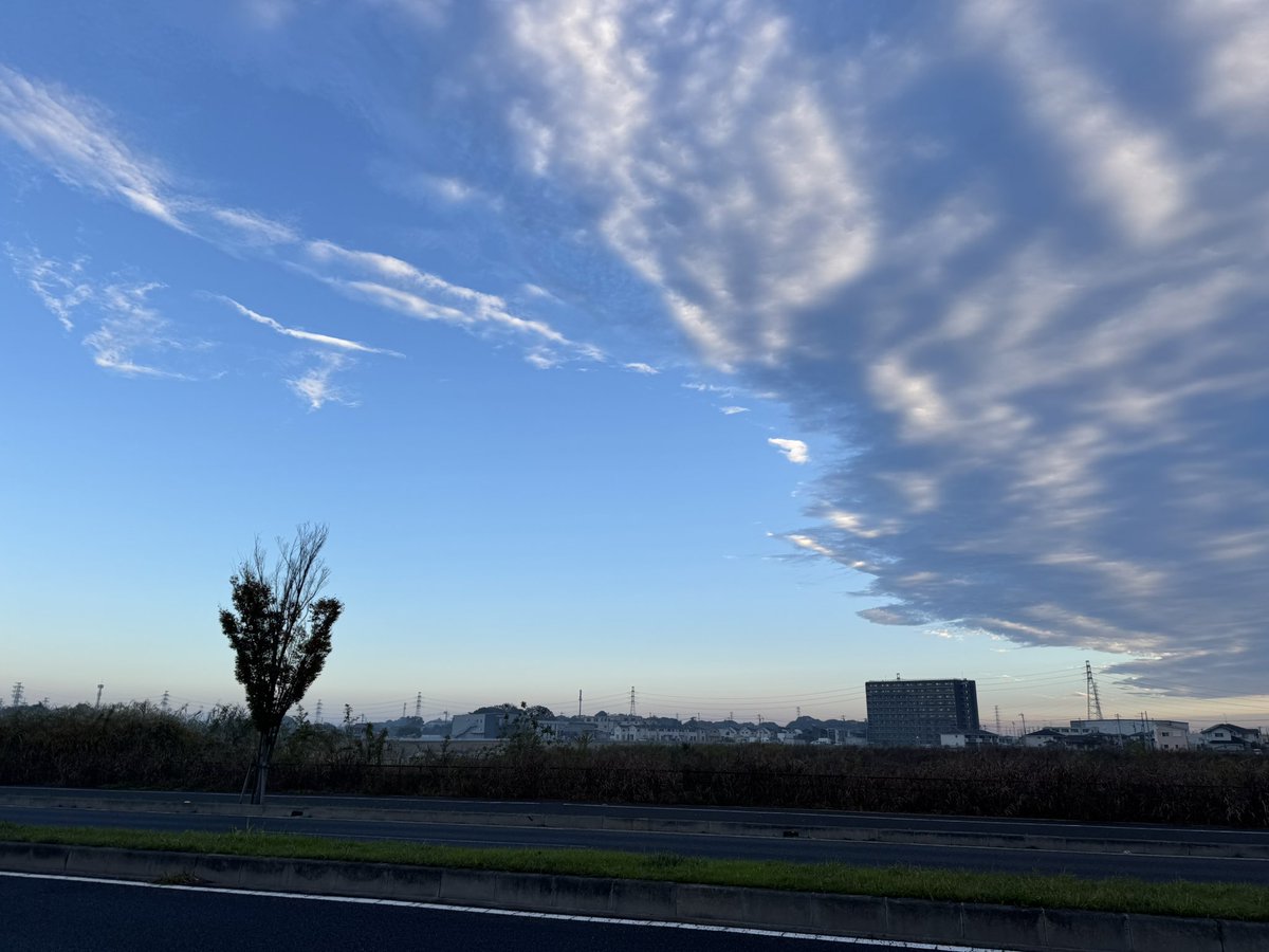LEOSLAND's tweet image. おはようございます☀️
さいたま市の空、少しずつ朝が顔を出してきました！
今日も一日が始まるぞ〜という気持ちで、自然と背筋が伸びます😊今日も顔晴るぞ！