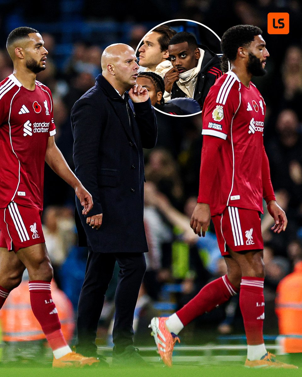 livescore's tweet image. Trailing 3-0 in the 83rd minute, Arne Slot brought on Joe Gomez...

with Alexander Isak on the bench 😳