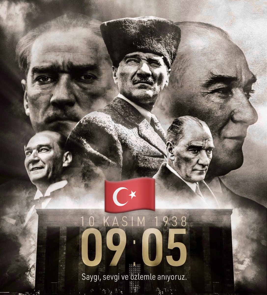 Cumhuriyetimizin kurucusu Ulu Önder Gazi Mustafa Kemal Atatürk’ü vefatının 87. yılında özlem, sevgi ve saygıyla anıyoruz. #10Kasım #Atatürk