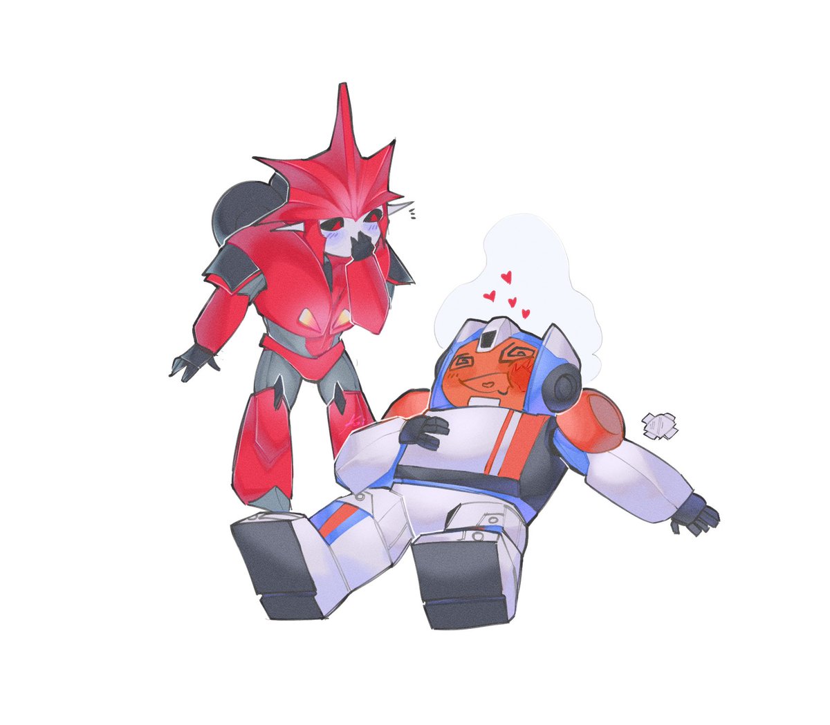 「 Racer lovers au! 」

Poor Breakdown! He really got knocked out! 

#KOBD #Earthspark #Prime