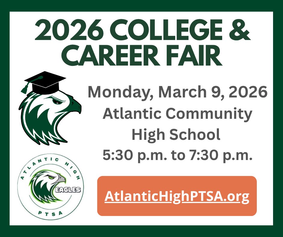 ATLPTSA's tweet photo. Registration is now open for groups that want to participate in our 2026 College &amp; Career Fair at @ATL_Eagles! 

Interested? Look for the Request to Participate form on the College &amp; Career Fair '26 page at https://t.co/LFkF3IVEin. https://t.co/FGEZV9R3Bz
