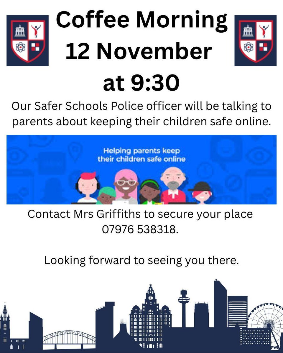 We warmly invite you to attend our forthcoming parent meeting scheduled for November 12th at 9:30 AM. To secure your place, please reach out to Mrs. Griffiths at 07976 538318.