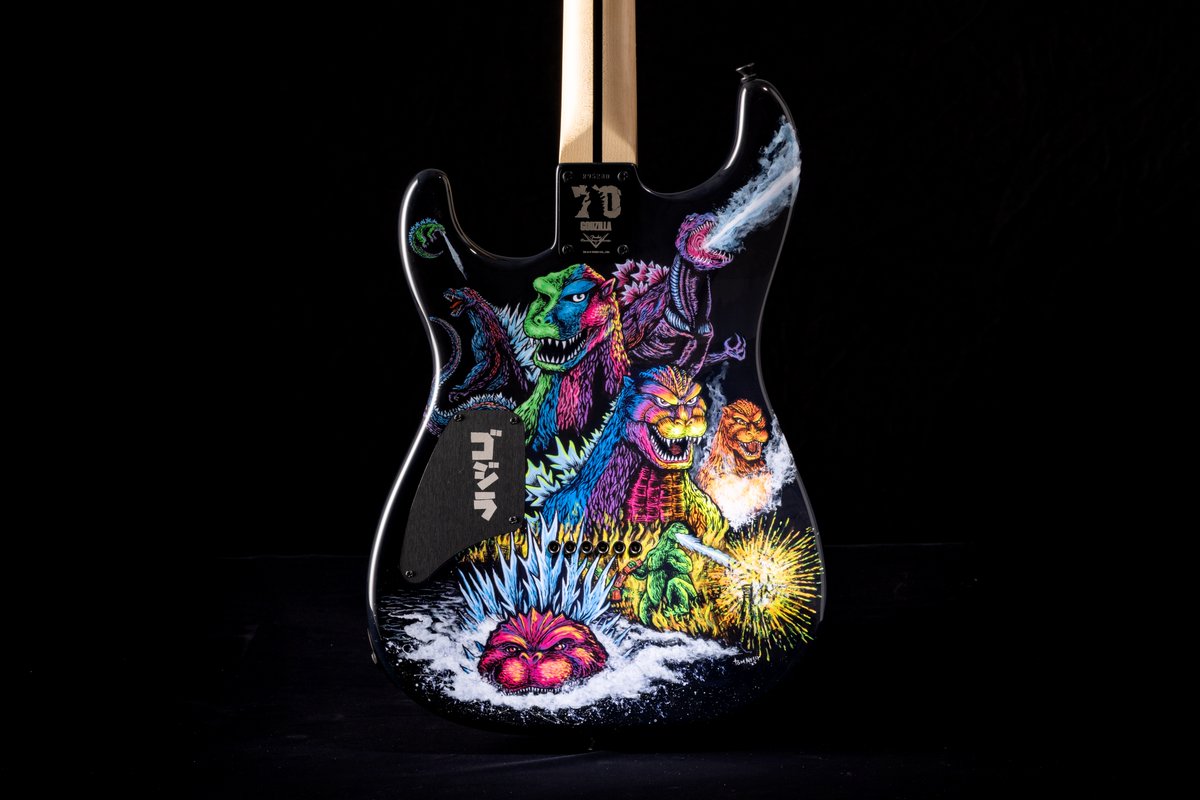 The Fender Japan x Godzilla collaboration. 🎸🎶 An epic crossover