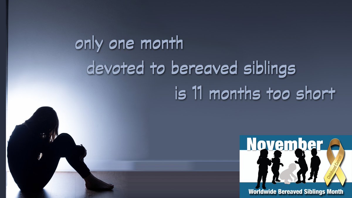 November is Worldwide Bereaved Siblings Month. One month is not enough recognition for such a deep emotional impact on children and teens.  Friends and extended family members can help families and ease the problems associated with the bereavement process for siblings.
"Feelings