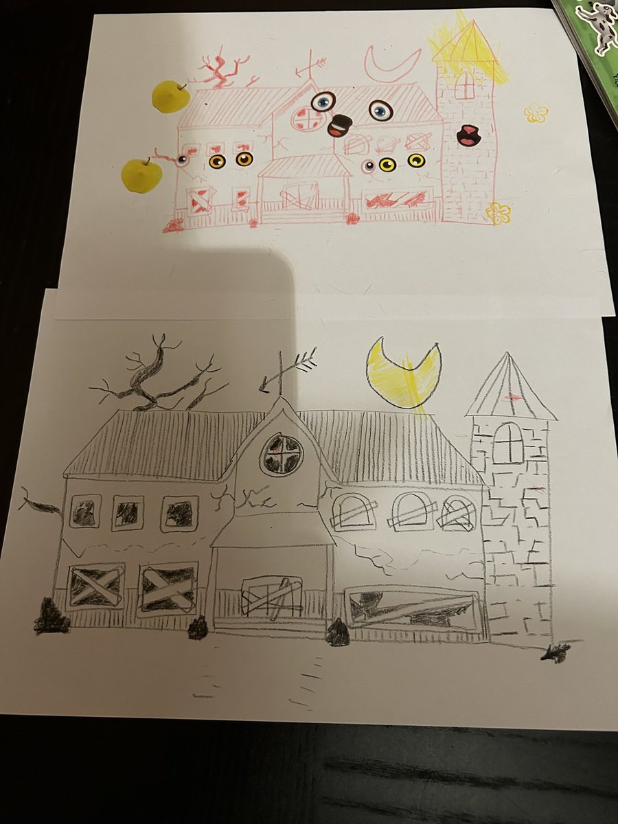 Avec le petit on fait des dessins ! Voici mon maximum, faut dire je sais pas dessiner du tout mais la c’est bon en 1 an les progrès sont fou donc bientôt le stand avec <a href="/alekskawai/">🎨 ı̣ɐʍɐʞsʞǝןɐ</a> 🤣🤣🤣🤣🤣