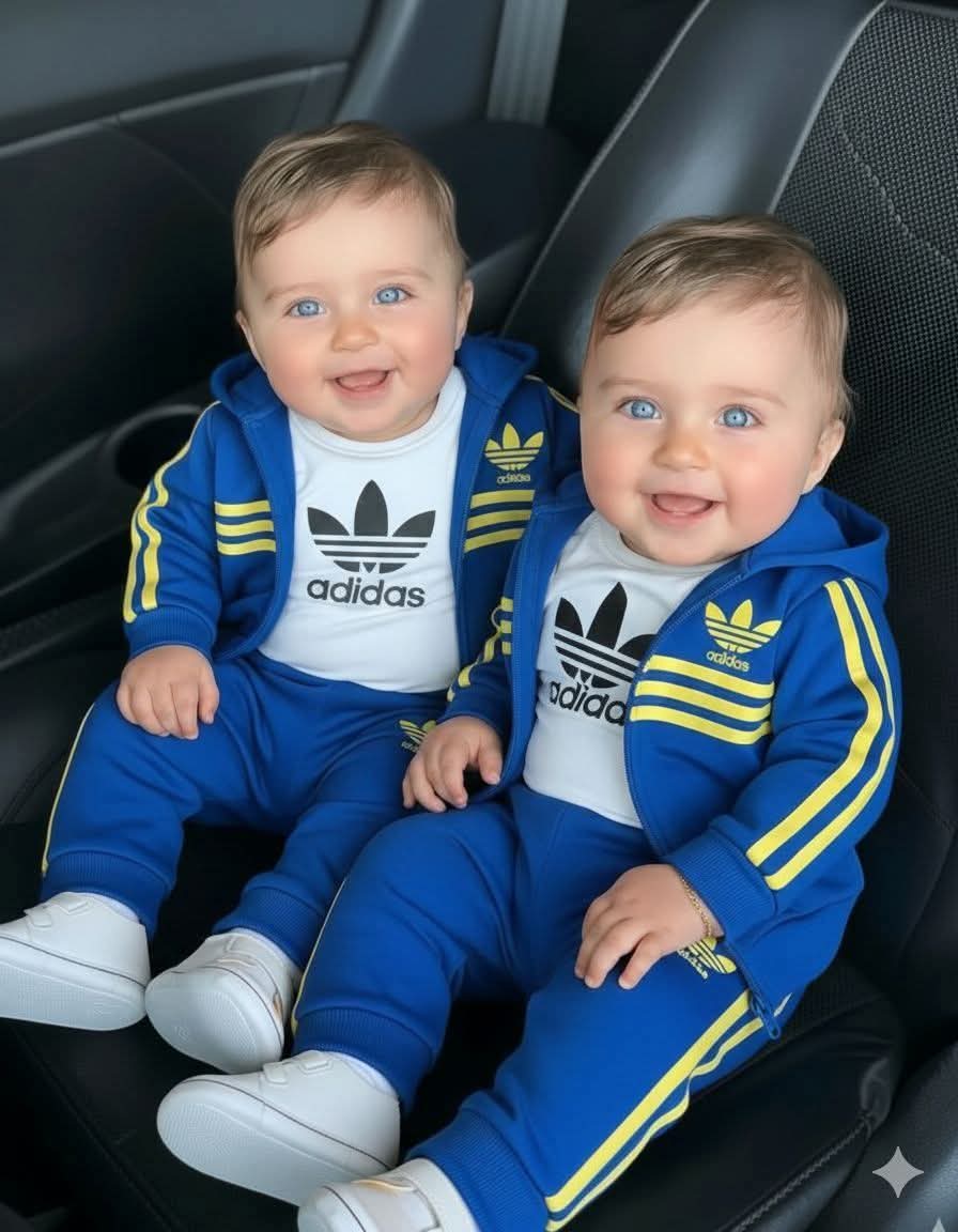 توأم اذا رأيتهما جميلين ضع لهما قلب