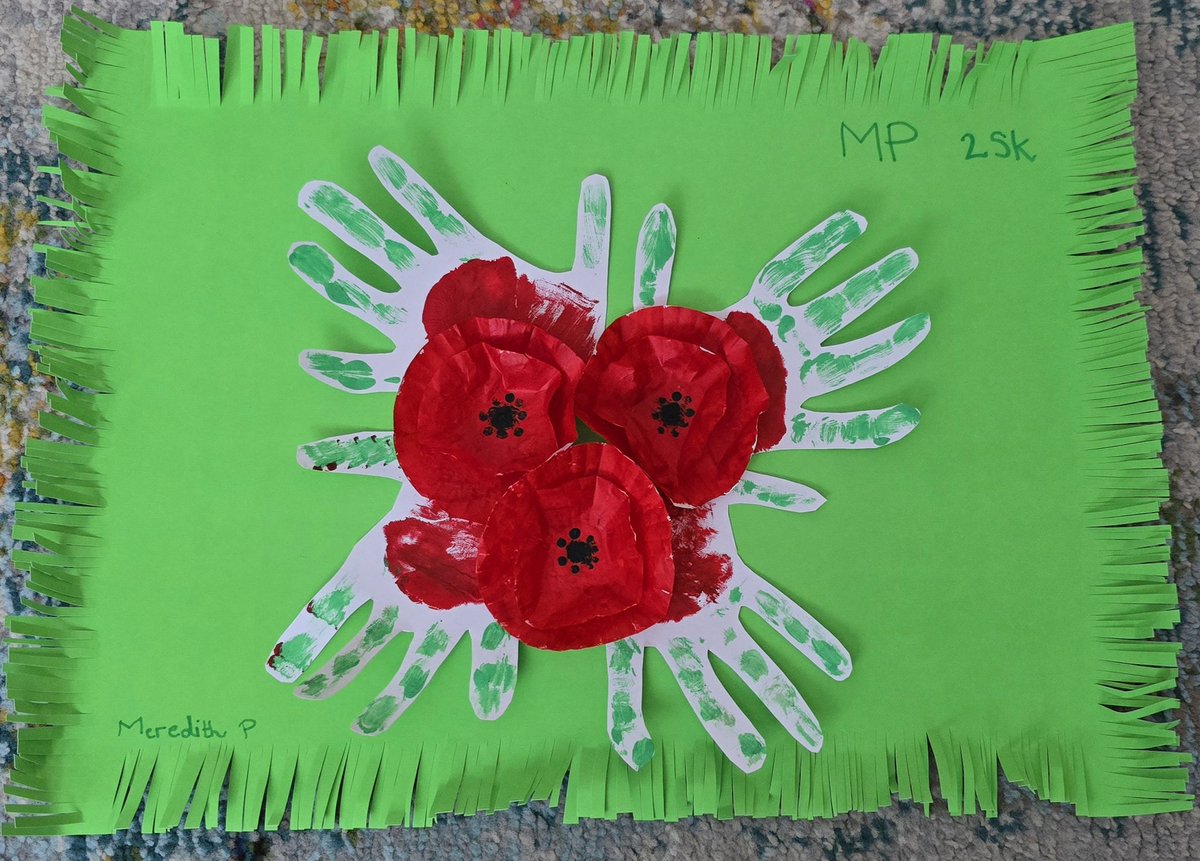 Roxanne26484861's tweet photo. The poppy reminds us of the profound sacrifice made for our freedom. Meredith P 2SK
#RemembranceDay #WeWillRememberThem
#CommunityChampions
@DilkesAcademy https://t.co/xpaeYAnLDY