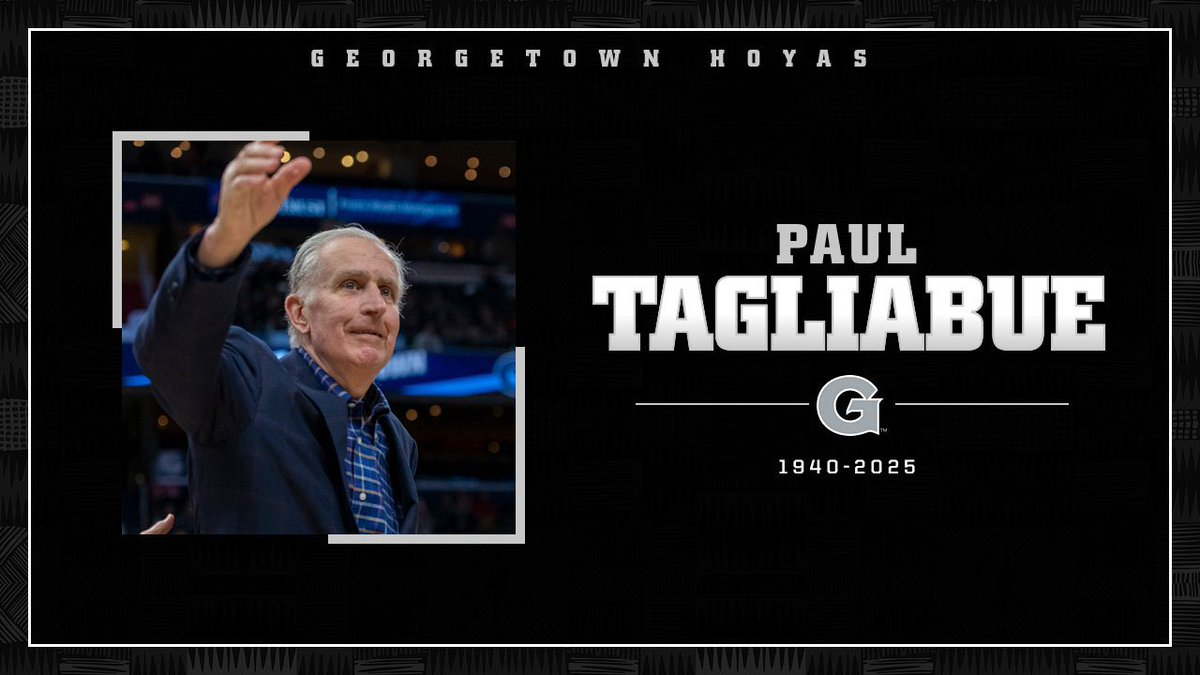 GeorgetownHoyas's tweet image. From his days as a student-athlete to a member of the Board of Directors, former NFL Commissioner Paul Tagliabue (’62) always supported Georgetown University and its student-athletes. We pray for his loved ones and honor his legacy by wearing the Blue &amp;amp; Gray with pride.
#HoyaSaxa