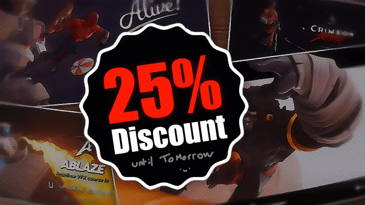 CoolCatVFX's tweet image. 🚨  Last chance, 25% OFF on ALL P2Design Courses!

🦍 The Art of Effective Rigging 2 - #rigging
🐿️ Alive - #animation3d 
🔥 Ablaze  - #realtimeVFX
🥷 Crimson Ronin - #3dmodeling 

🎁 Code : BF2025 (valid until 07/12) 
👉 p2design-academy.com/?affcode=11145…

 #blender #b3d #ue5 #gamedev