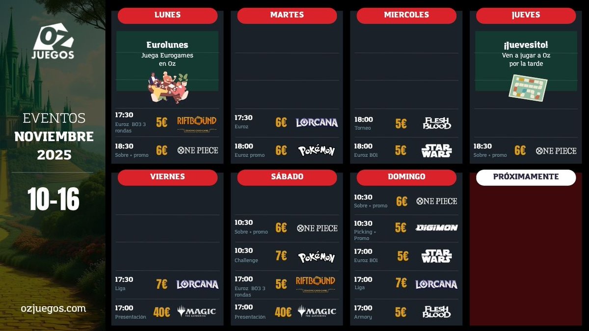 ¡Ven a OzJuegos y vive la magia del juego! 👠✨