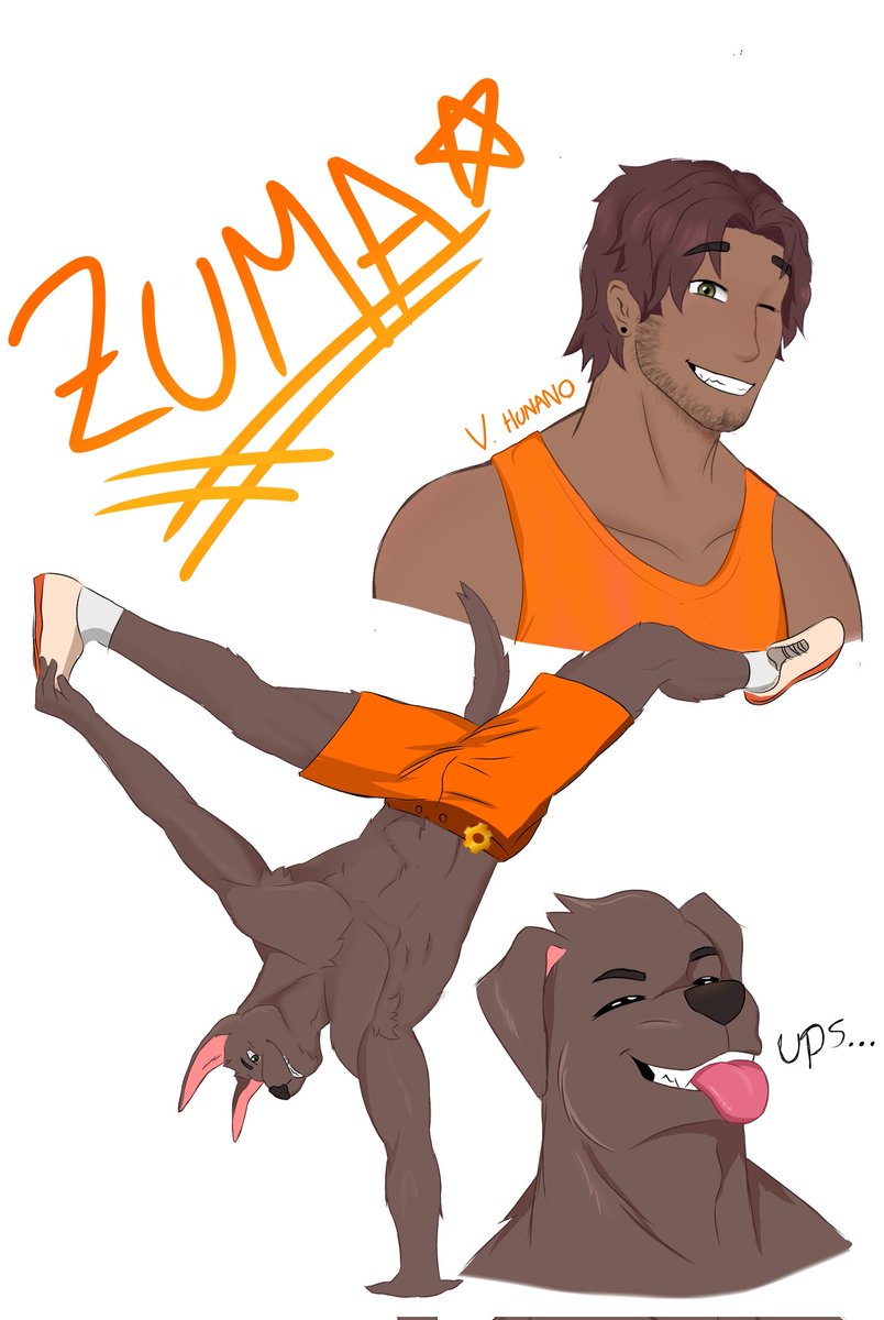 CanBlue23's tweet image. Zuma Dibujitos 🧡