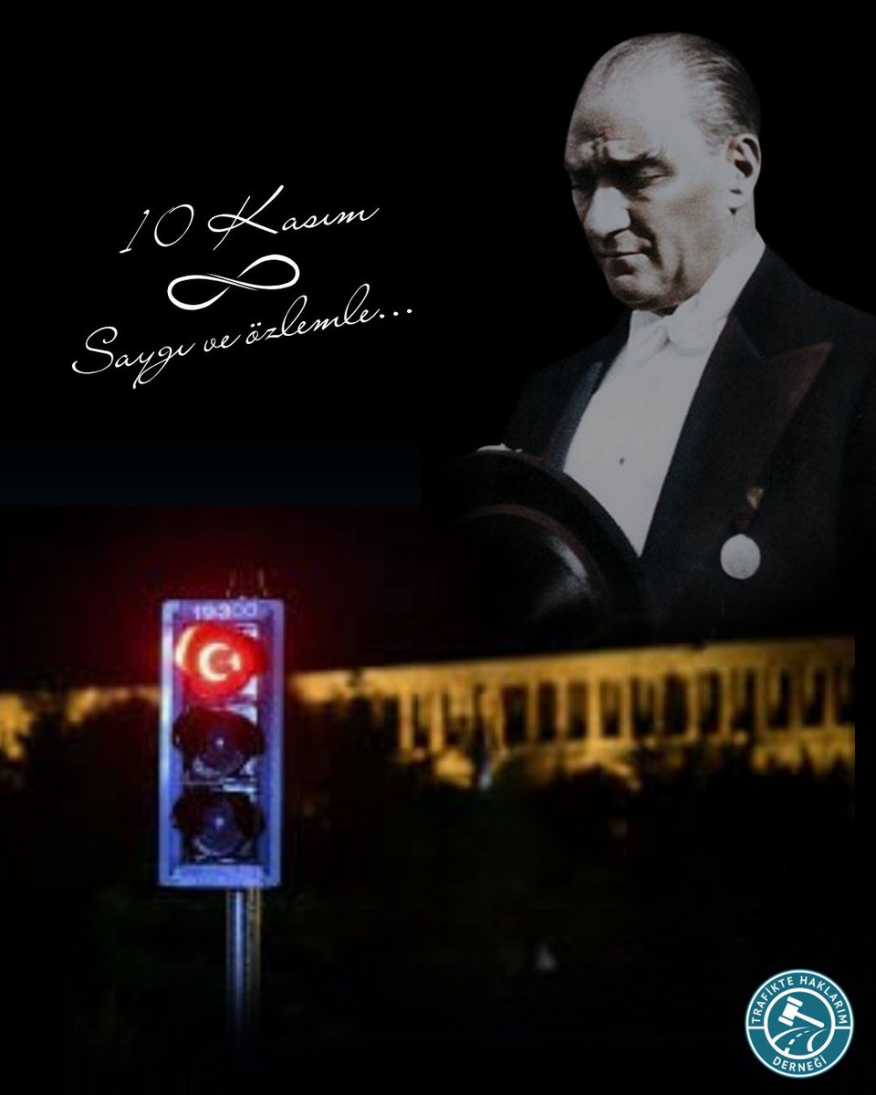 Cumhuriyetimizin kurucusu, Ulu Önder Gazi Mustafa Kemal Atatürk’ü; sevgi, saygı ve özlemle anıyoruz...🖤
Onun açtığı yolda, gösterdiği hedefe durmadan ilerliyor, değerlerini yaşatmaya söz veriyoruz. 🇹🇷
#10Kasım #MustafaKemalAtatürk