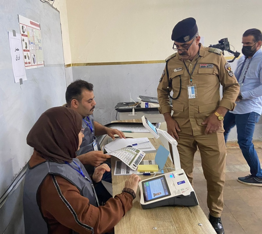 alrashediqq's tweet photo. مفوضية الانتخابات: نسبة المشاركة في التصويت الخاص بالانتخابات العراقية بلغت 82%

#انتخابات_العراق
#العراق
#انتخابات https://t.co/uhdhw8ZMEA