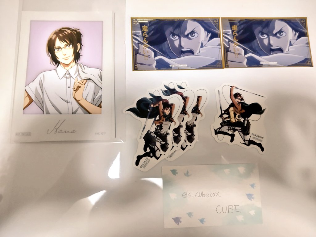 s_cubebox's tweet photo. @ikura_makimaki 初めまして、検索より失礼致します。
当方同種ハンジさんを所持しております、リヴァイ×1との交換は可能でしょうか？
また画像2、3にある物もご希望がありましたら複数お出し可能（こちら同種ハンジさん×1+異種複数：リヴァイ×1）となっております
御検討よろしくお願い致します。
🔄📮リヴァイ https://t.co/6bd5hzwFWT
