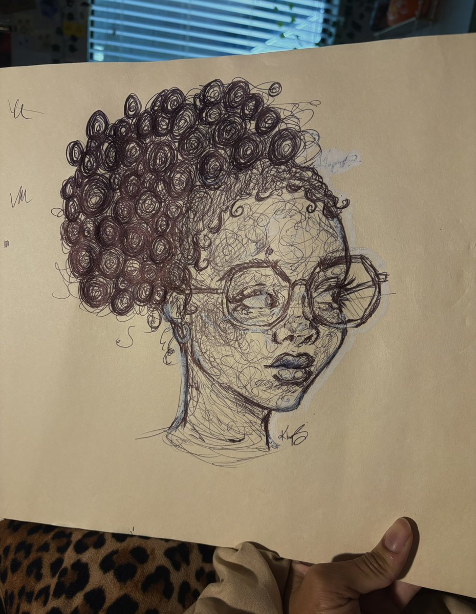 Most recent self portrait🤓