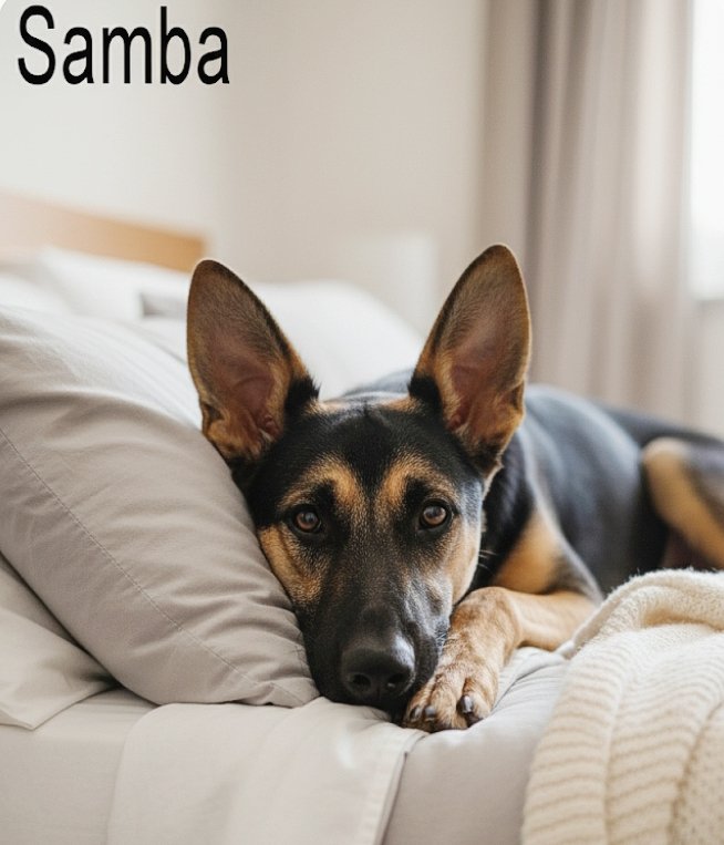 Samba es una cachorrita que espera cada día de su vida una familia🏡❤️
La sacamos de un lugar muy peligroso cuando estaba muy desvalida y sola😭

Es alegre, sociable y encantadora.
Si quietes una amiga inseparable e (wuasap) ☎️ 693219050 te damos toda la información 
 Gracias!!❤️