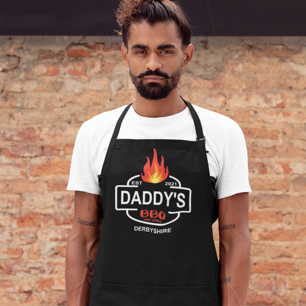 Clever_Gifts's tweet image. Personalised BBQ Flame Apron, Ideal BBQ Gift,  Any Name, Place, Father's day gift, Men's birthday gift tuppu.net/a99a7051  #DadGift