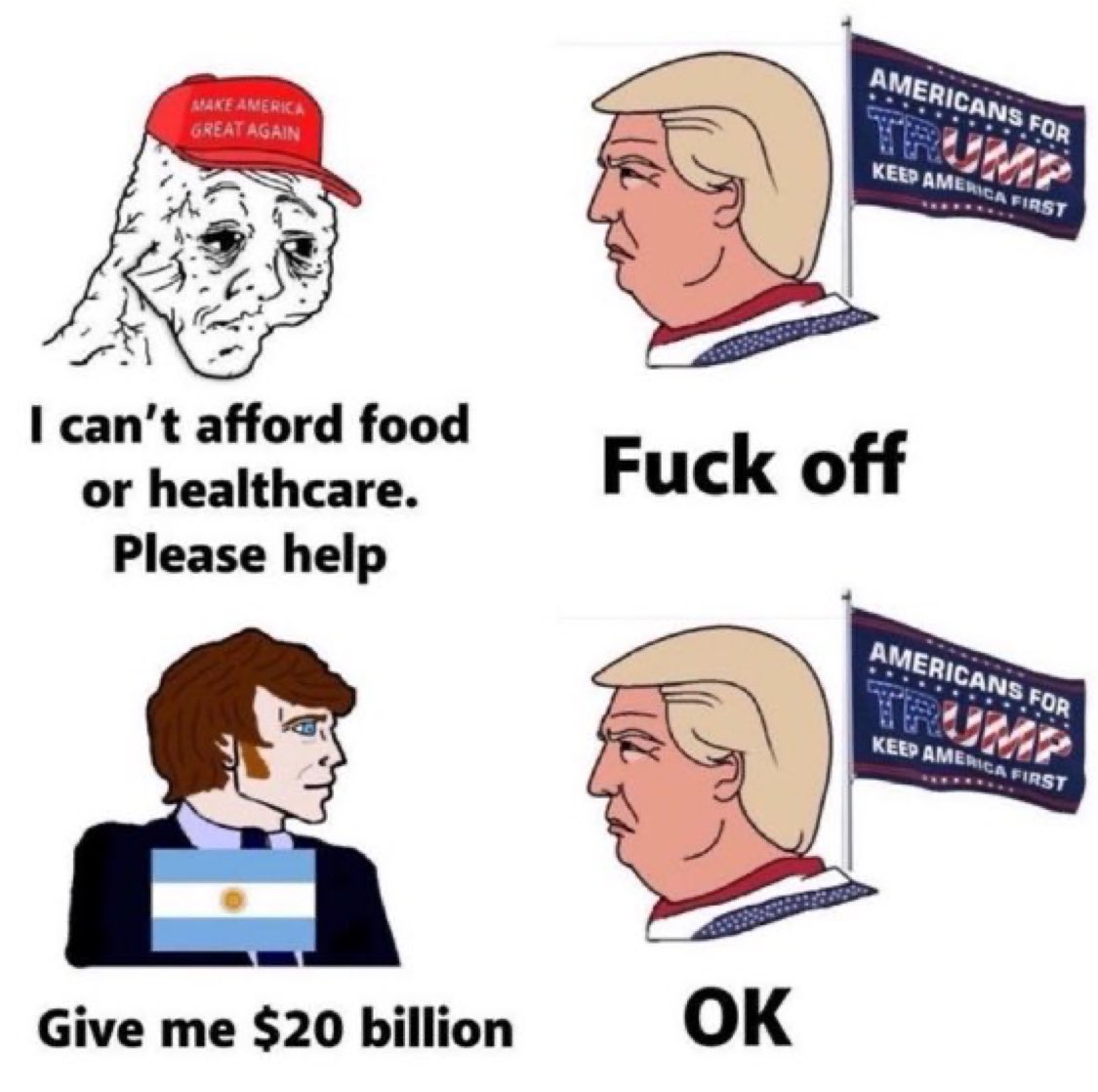 Actually he said “here’s $40 billion!”