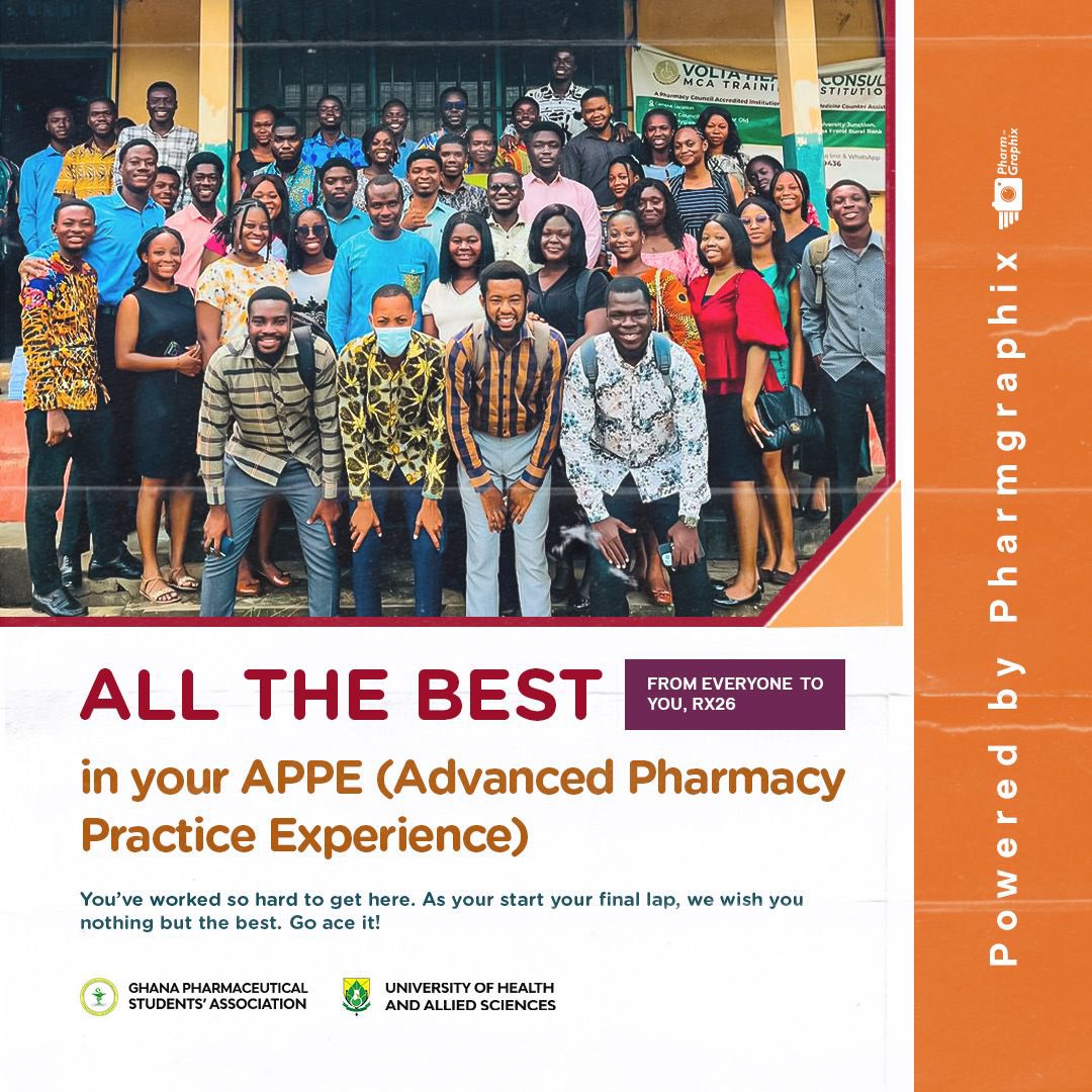 Uhas_Gpsa's tweet image. Cheering on *RX26* as they step into their APPE journey🥹🥳🔥
You’ve put in the work, you’ve grown through every challenge, and now it’s time to finish strong💪🏽🤩🔥
 
Go out there and make us proud🥹🎉
#Rx26 #AlltheBest #YouveGotThis

*POWERED BY PHARMGRAPHIX📸*