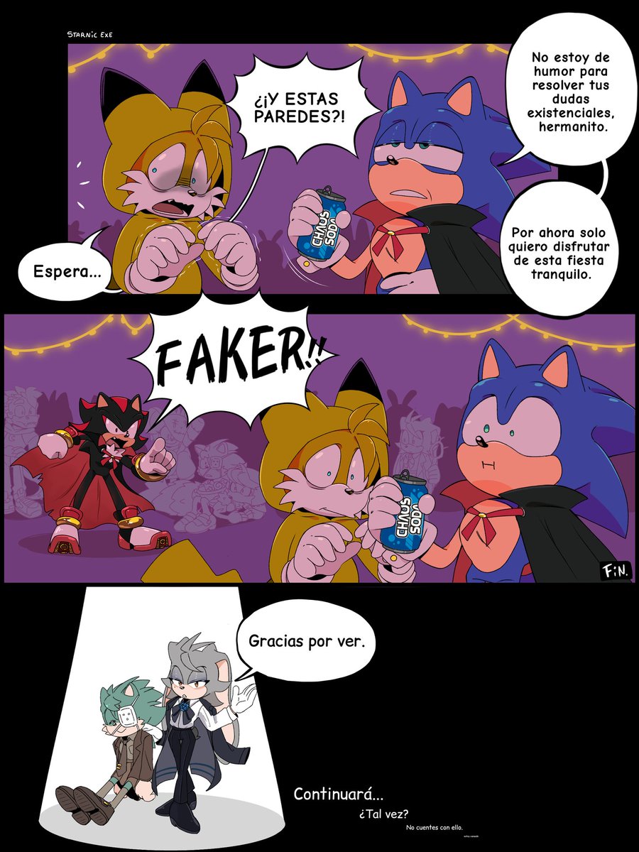 Algo por el ya pasadisimo Halloween 🎃✨

#SonicTheHedgehog #TailsTheFox #amyrose #shadowthehedgehog