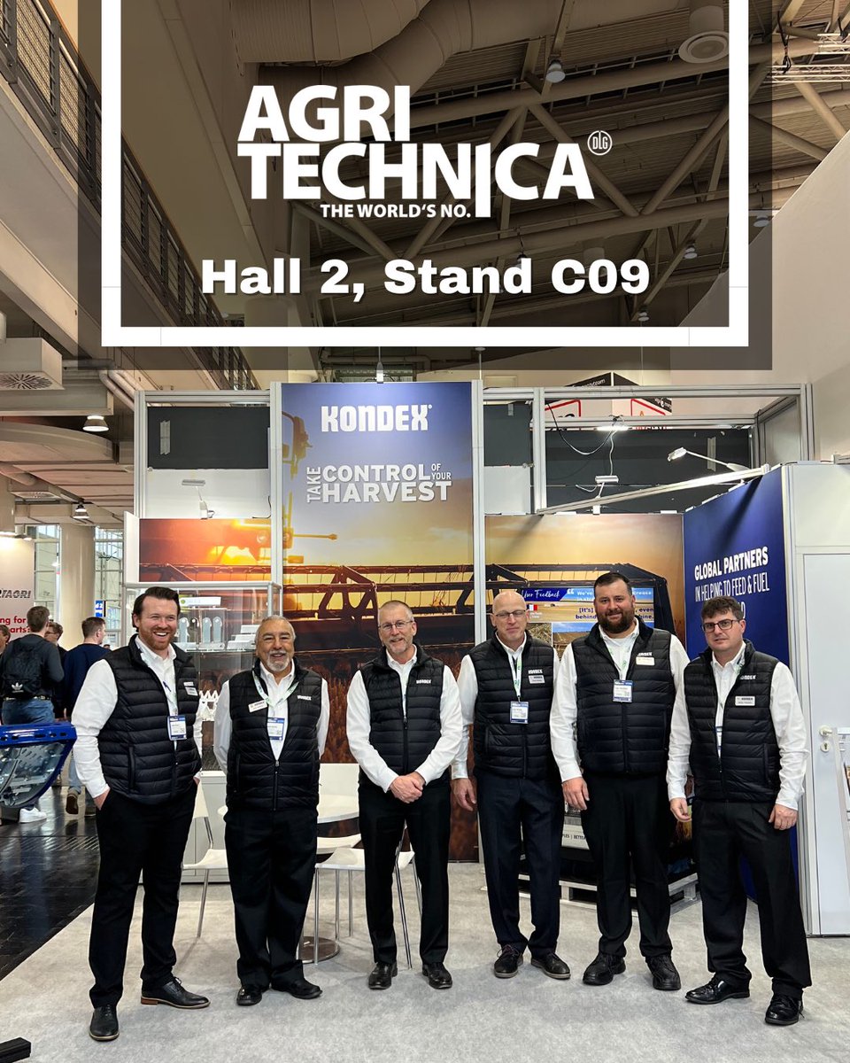 Meet the experts who are driving #AgInnovation with the biggest advancement in threshing technology: #KX7proseriesconcaves. 

Visit us in Hanover or learn more  kondex.com/adjustable-con…