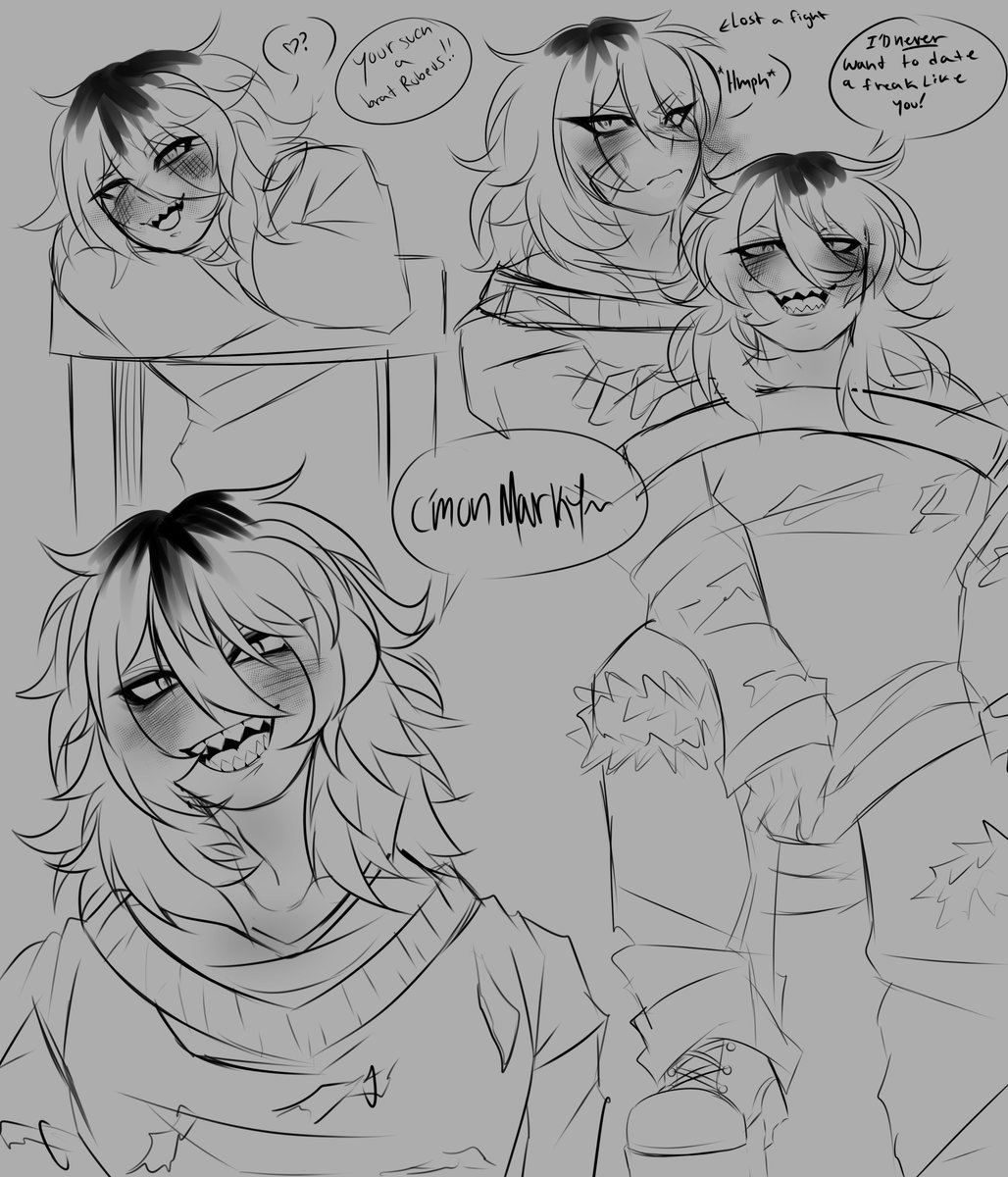 Fun fact about Rubeus: He used to be a bully in middle school up to high school! he was also relatively popular and loved, despite all of the things he would do. For example: Breaking up a 4 year long friendship :)