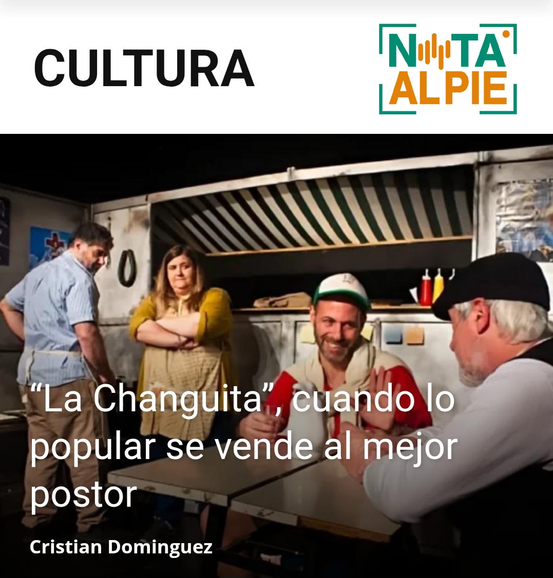 🎭 “La Changuita”, 
cuando lo popular se vende al mejor postor

✍ @cdjournalist para <a href="/notaalpieok/">Nota Al Pie</a> ⤵
notaalpie.com.ar/2025/11/09/la-…

 📆 VIERNES 20:30hs en <a href="/fandangoteatro/">Fandango Teatro </a>
 Prensa: @danielfrancoprensa

#tragicomedia #teatroindependiente
 #lachanguita #teatro2025 #fandangoteatro