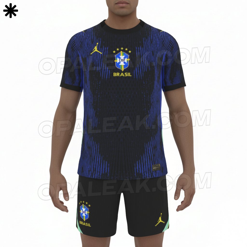 opaleak's tweet image. 💥 Brazil x Jordan 💥

🇧🇷 New 2026 World Cup Away Kit!