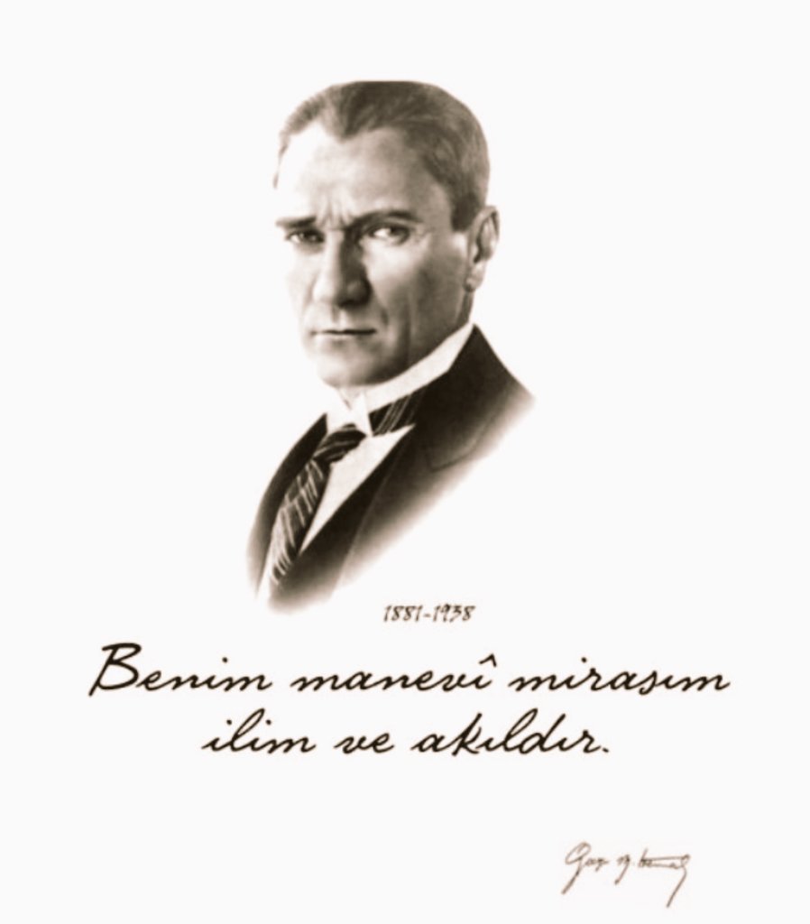 Vefatının yıldönümünde saygıyla , özlemle, minnetle anıyoruz. #10Kasım