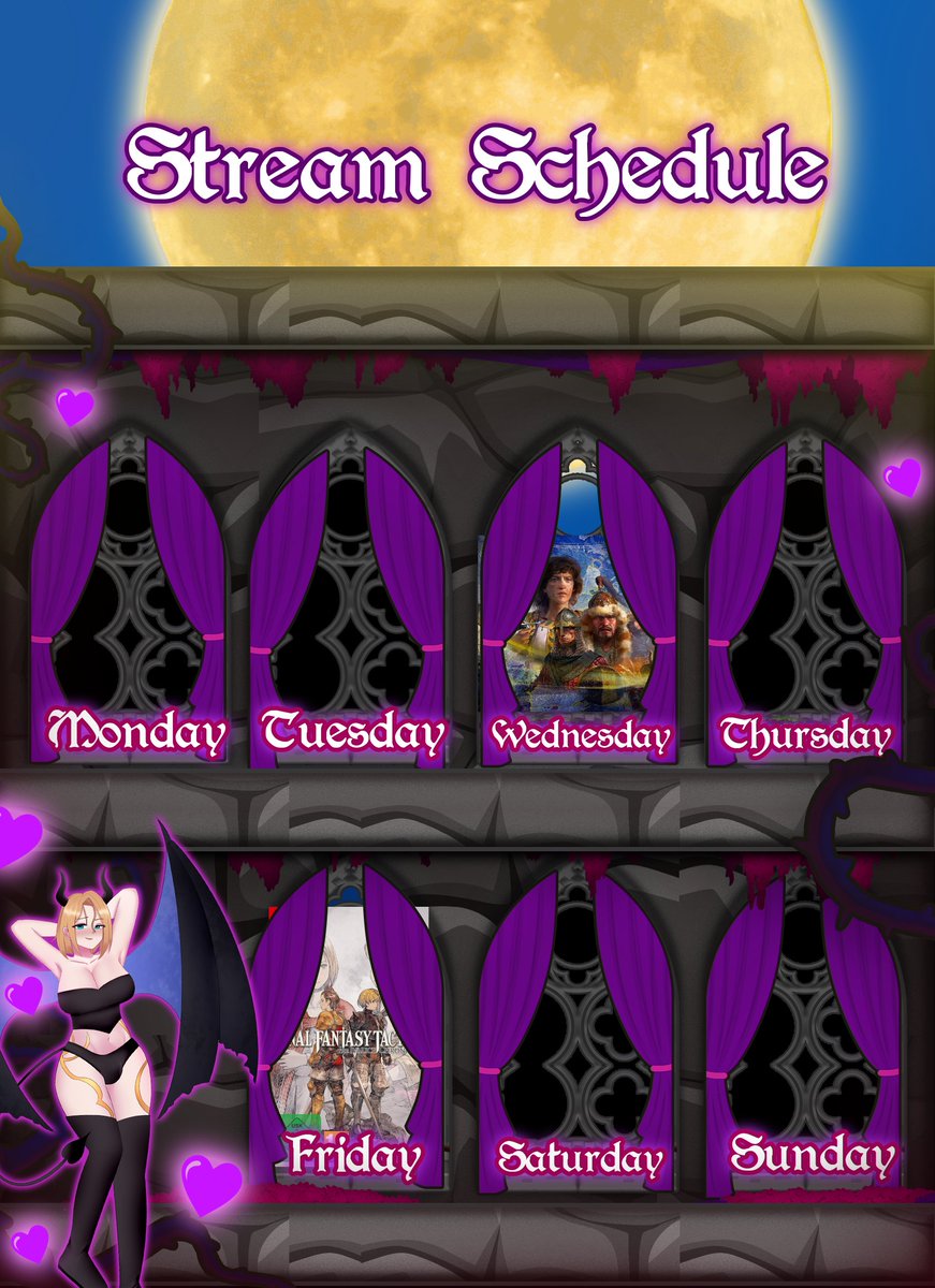 🎮 Wochenplan KW46 von Duckmother Kelina ist da!
🦆MI Age of Empires 4 mit <a href="/darkness165/">Shikkoku_VT</a> 17 Uhr 
🦆FR Final Fantasy Tactics Remake 16 uhr 
📷Live auf der lila Plattform
🦆Ich freue mich sehr euch bald wieder bei mir im Stream zu sehen 🥰🦆
#Streamerin #TwitchDE #Ente