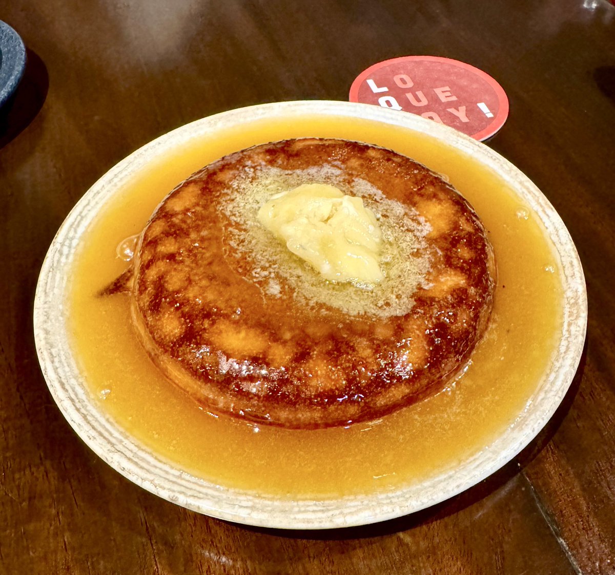 El mejor pancake que he probado en cualquier parte del mundo esta en Panama en Fonda Lo Que Hay solo los domingos.