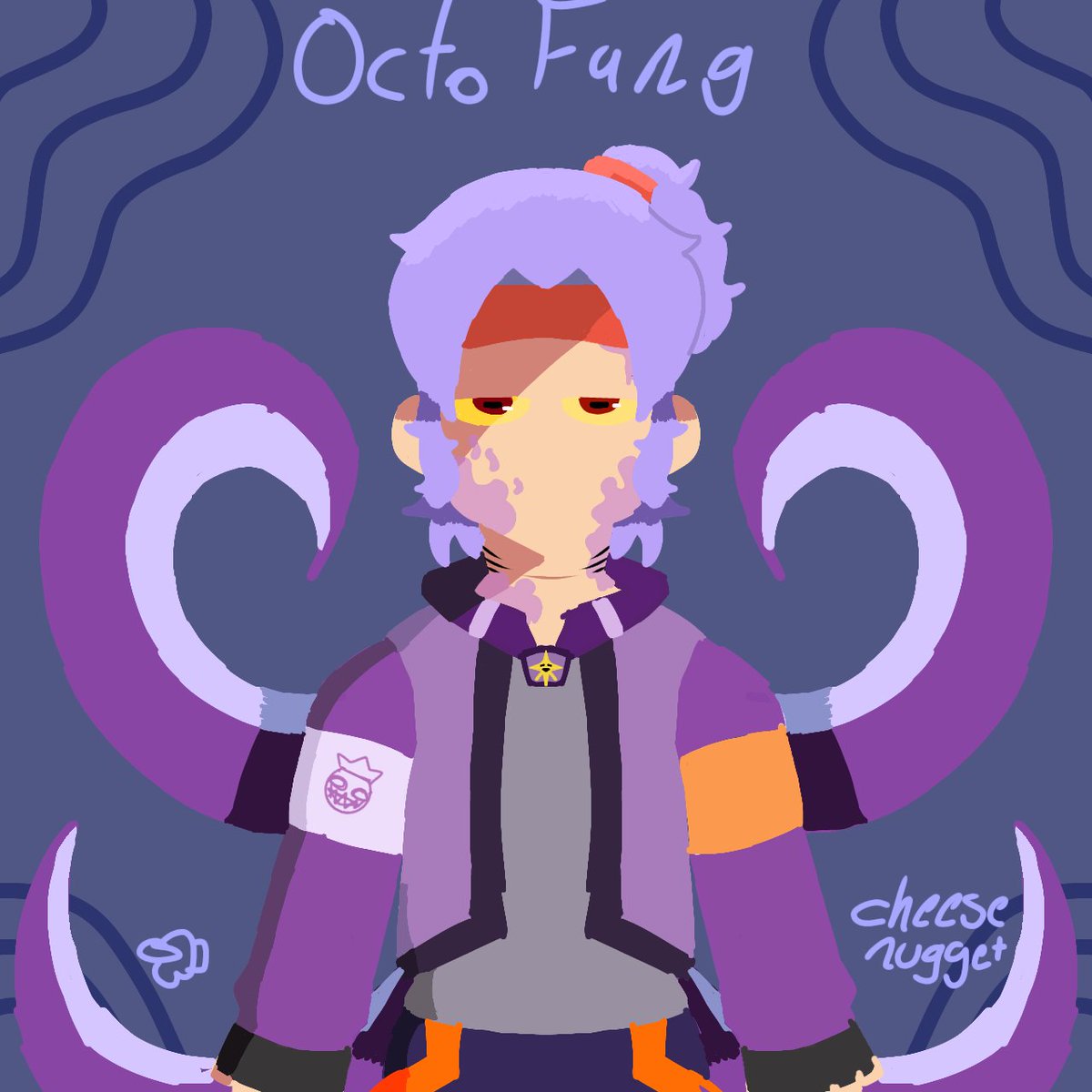 pixie78_xD's tweet photo. ¡Octo Fang! 
Si, otro dibujo de este pulpo-
╍╍╍
Да, еще один рисунок этого осьминога- https://t.co/E6VlbviB71