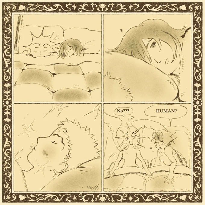 but sometimes, when thisbe's sleeping, they look a little strange 