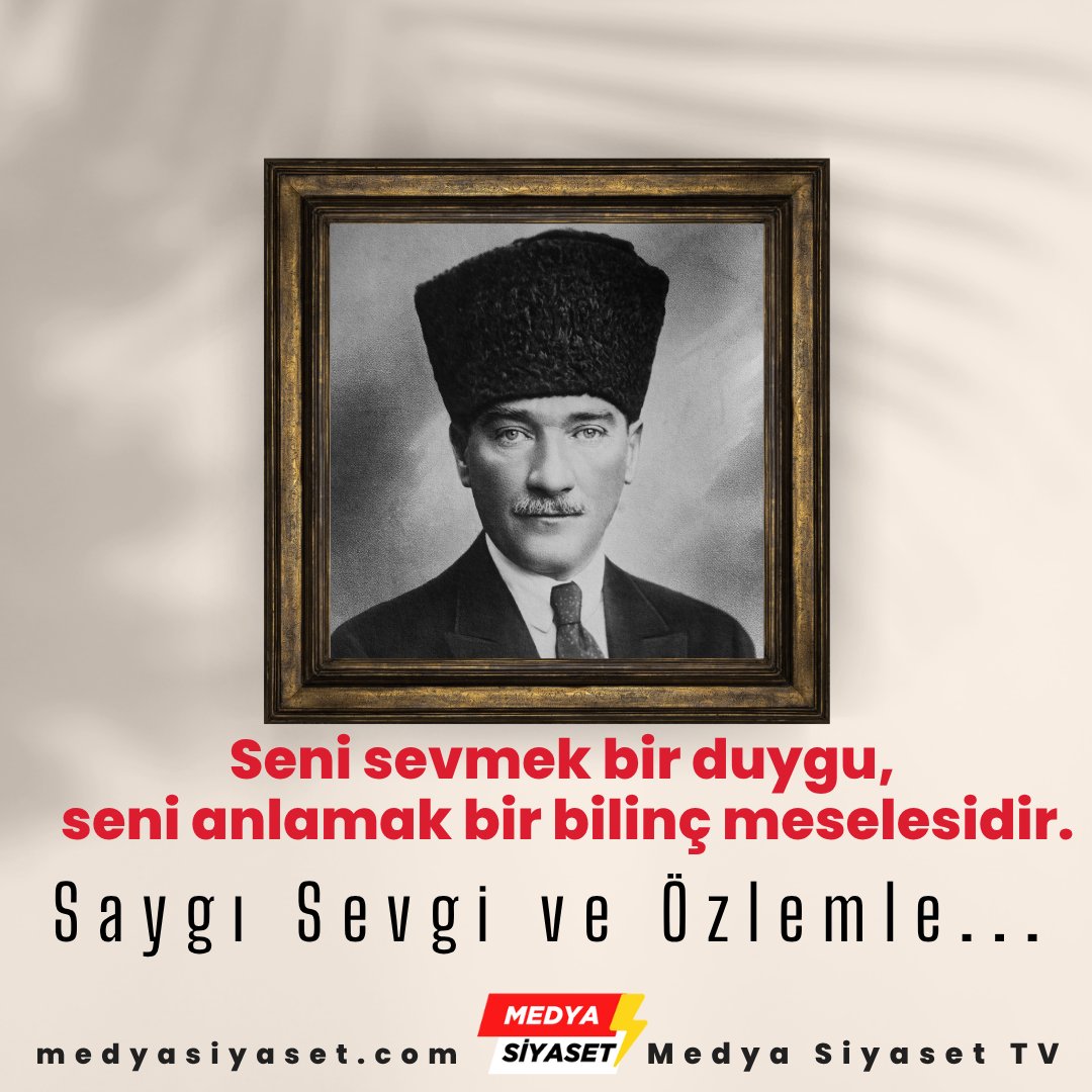 Seni sevmek kolaydı… Çünkü bir ulusu yeniden var eden, bir millete özgüveni öğreten bir liderdin.
Ama seni anlamak, hâlâ bu topraklarda en devrimci eylem.
Anlamak; aklın, bilimin ve vicdanın izinden yürümek demekti.
Cesareti korkuya, umudu karanlığa, aklı inanca karşı