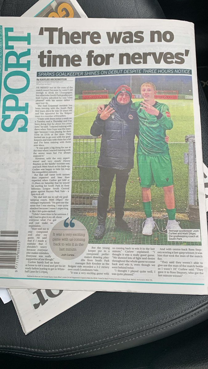 South Park Reigate FC tweet media