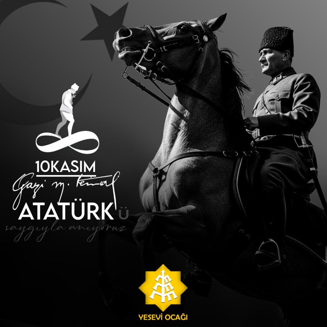 yeseviocagi's tweet photo. Türkiye Cumhuriyeti kurucusu Gazi Mustafa Kemal Atatürk'ü saygıyla anıyoruz.
#10kasım1938 https://t.co/x4NTvZq7X7