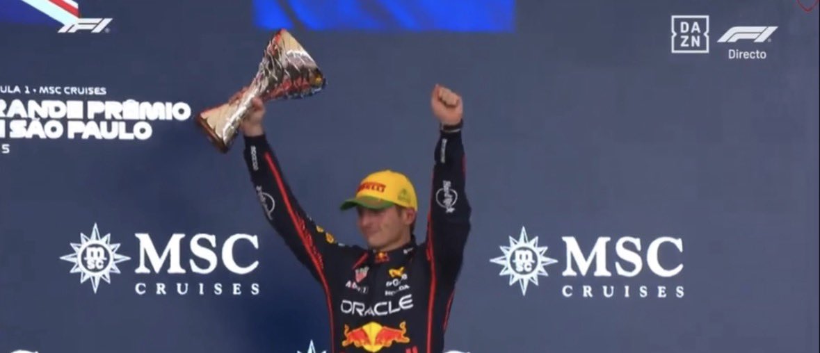 Podio GP de Brasil <a href="/LandoNorris/">Lando Norris</a> #kimiantonelli <a href="/Max33Verstappen/">Max Verstappen</a> <a href="/McLarenF1/">McLaren</a> <a href="/MercedesAMGF1/">Mercedes-AMG PETRONAS F1 Team</a> <a href="/redbullracing/">Oracle Red Bull Racing</a> <a href="/F1/">Formula 1</a>