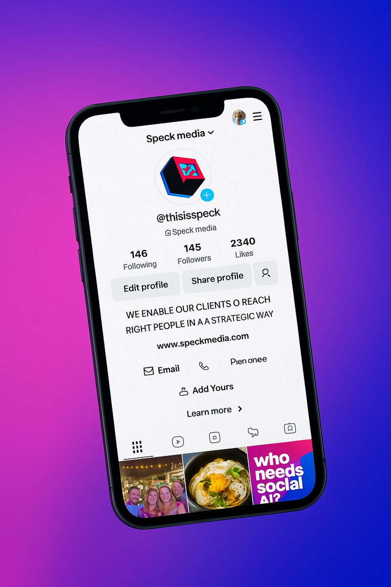 At Speck Media, we don’t just market  we help your business grow. Join a team that turns ideas into impact. 📲📈