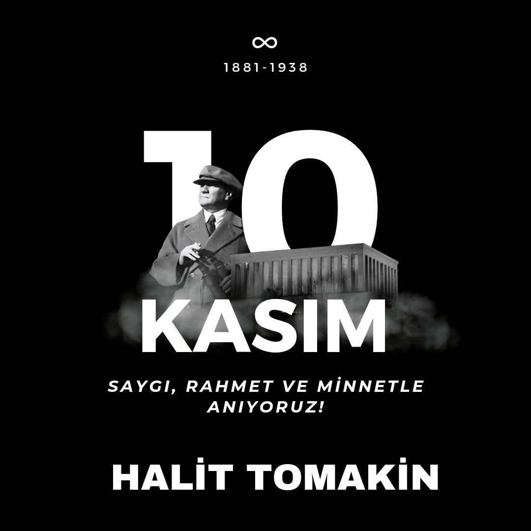 halittomakin's tweet photo. Cumhuriyetimizin kurucusu Gazi Mustafa Kemal Atatürk’ü vefatının 87. yıl dönümünde saygı, rahmet ve minnetle anıyorum. https://t.co/etqRoBrMNp