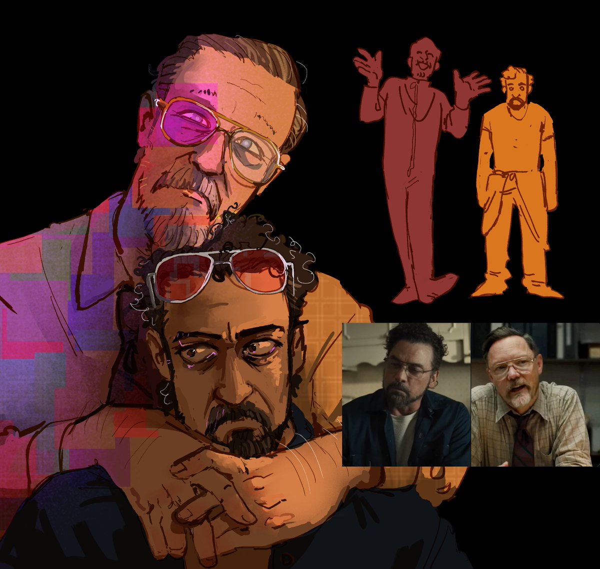 icarus_cant_fly's tweet photo. Biblically accurate William and Henry. matt and skeet are NEVER escaping this dynamic #fnaf https://t.co/bcBrQjfU86
