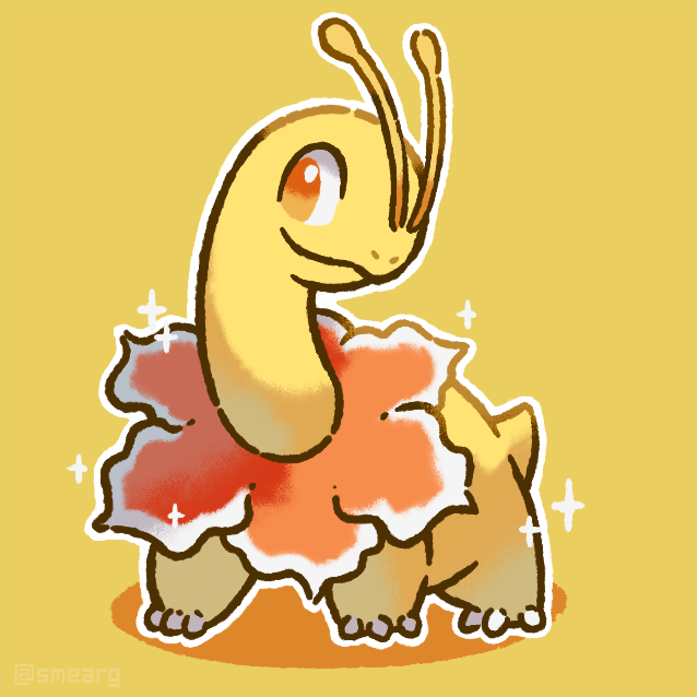 smearg's tweet photo. i love meganium <3 🌺🦕✨ https://t.co/bS6M1NZphD