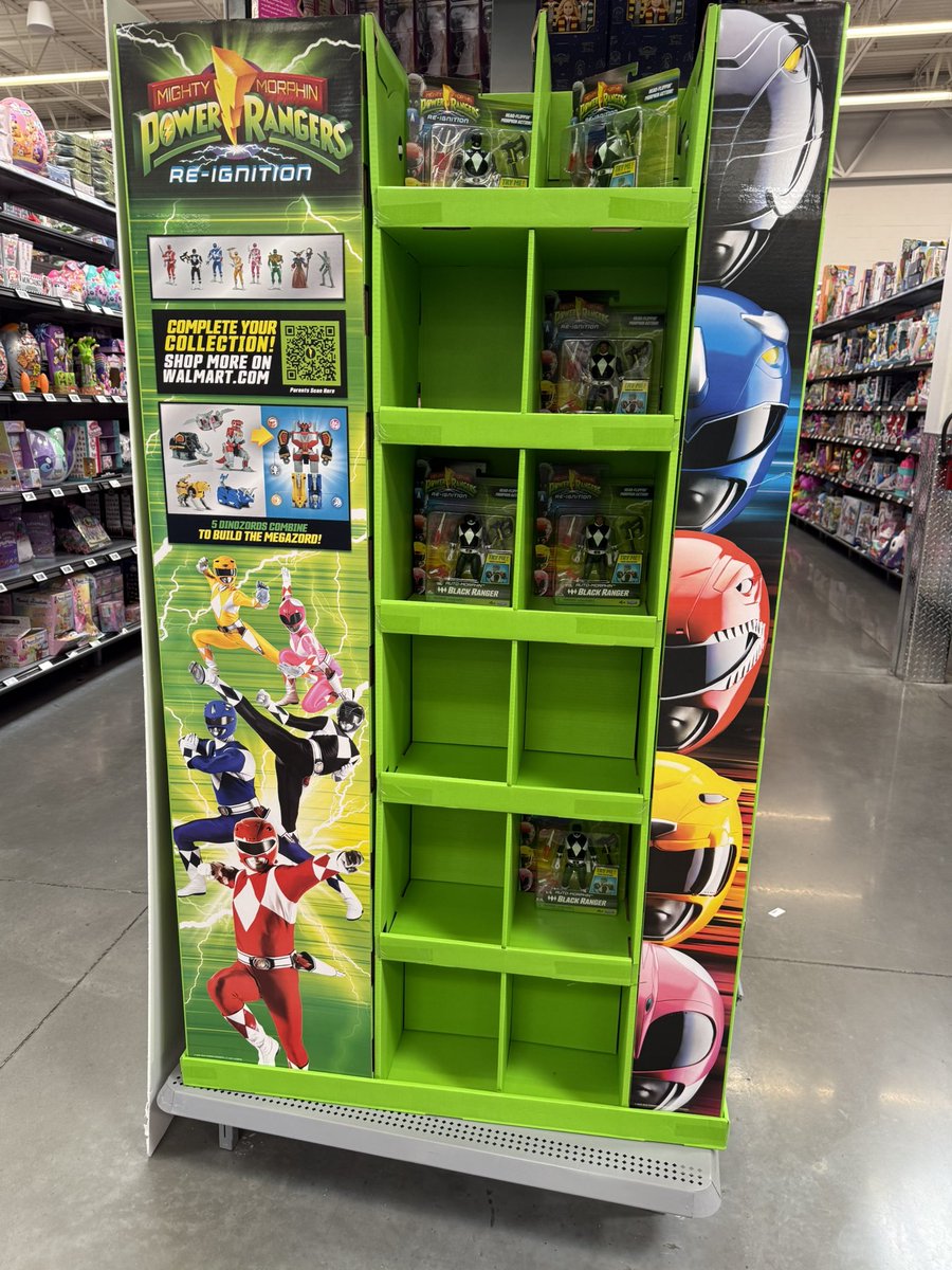 All the Power Rangers toys are sold out except for the Black Ranger… I think my town is racist.