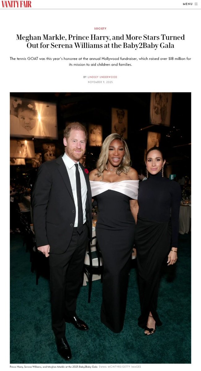 Mu_Ri_Elle's tweet photo. The 2025 #Baby2Baby gala had the likes of Tyler Perry, Missy Elliott, Adam Scott, Rachel Zoe, Molly Sims, Ayesha Curry, #PrinceHarry, Meghan, #DuchessOfSussex, Meghan Trainor, Judd Apatow, Will Ferrell, Orlando Bloom, Paris Hilton and Nicole Richie in attendance. https://t.co/MhKhYQLzfC