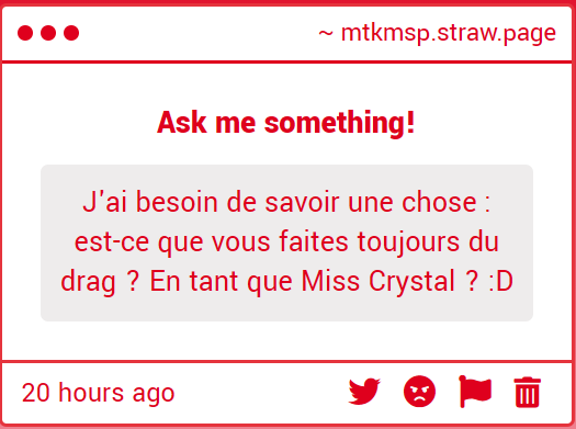 hahahaha nooon j'en fais plus depuis plusieurs années
j'ai eu ma période où j'étais à fond dedans mais là je suis passé à autre chose 🤗