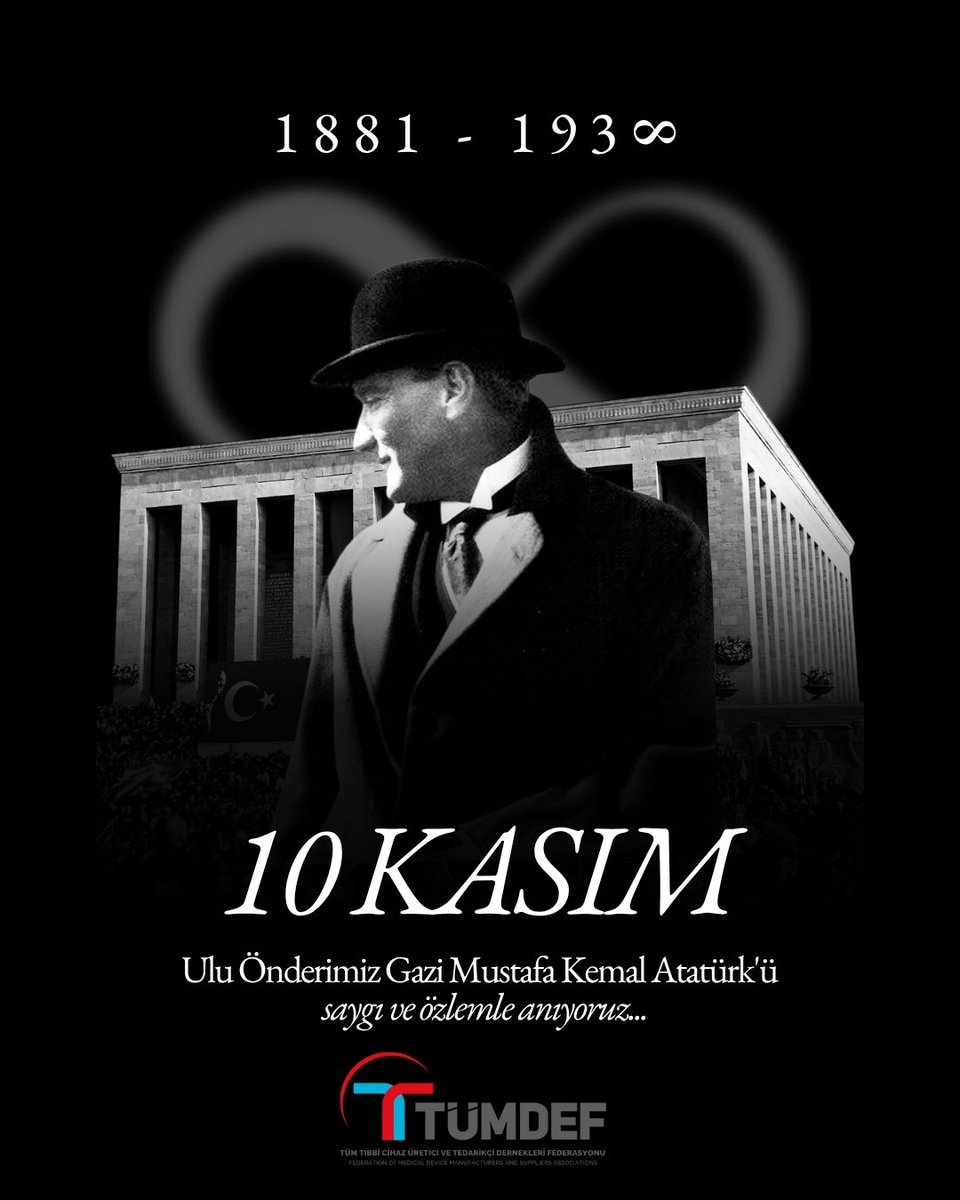 Cumhuriyetimizin kurucusu Ulu Önder Gazi Mustafa Kemal Atatürk'ü ebediyete intikalinin 87. yıl dönümünde saygı, sevgi, rahmet ve minnetle  anıyor, aziz hatırası önünde saygıyla eğiliyoruz.

<a href="/kyz841/">Kemal Yaz</a>
<a href="/Massiad/">Massiad</a> <a href="/egemedikalder/">Ege Tıbbi Cihaz Üretici ve Tedarikçileri Derneği</a> <a href="/DernegiOrder/">ORDER DERNEĞİ</a> <a href="/CCumed/">ÇUKUROVA MEDİKALCİLER DERNEĞİ ( CUMED )</a> <a href="/firathavzasi/">Fırat Havzası Tıbbi Cihaz Ürt. ve Tdr. Derneği</a> <a href="/DomedDogu/">🇹🇷 DOMED Doğu Anadolu Medikalciler Derneği 🇹🇷</a>