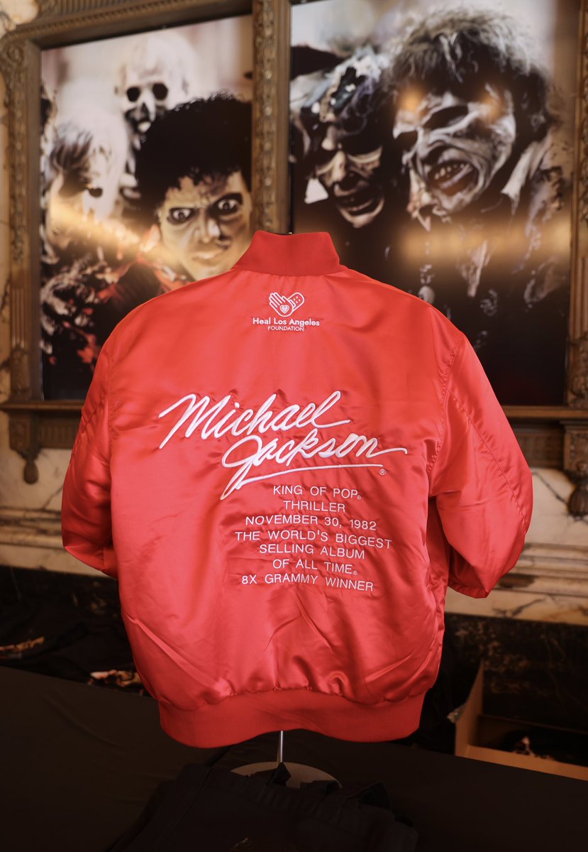 heallafdn's tweet image. Still looking to buy the ‘This is Thriller’ merch? 

Email John at (JMUTO@HEALLAFDN.COM) to place your order today! First come, first serve. 

Yes, we are shipping internationally too! 

Each purchase comes with a This is Thriller program booklet, towel, and popcorn box!