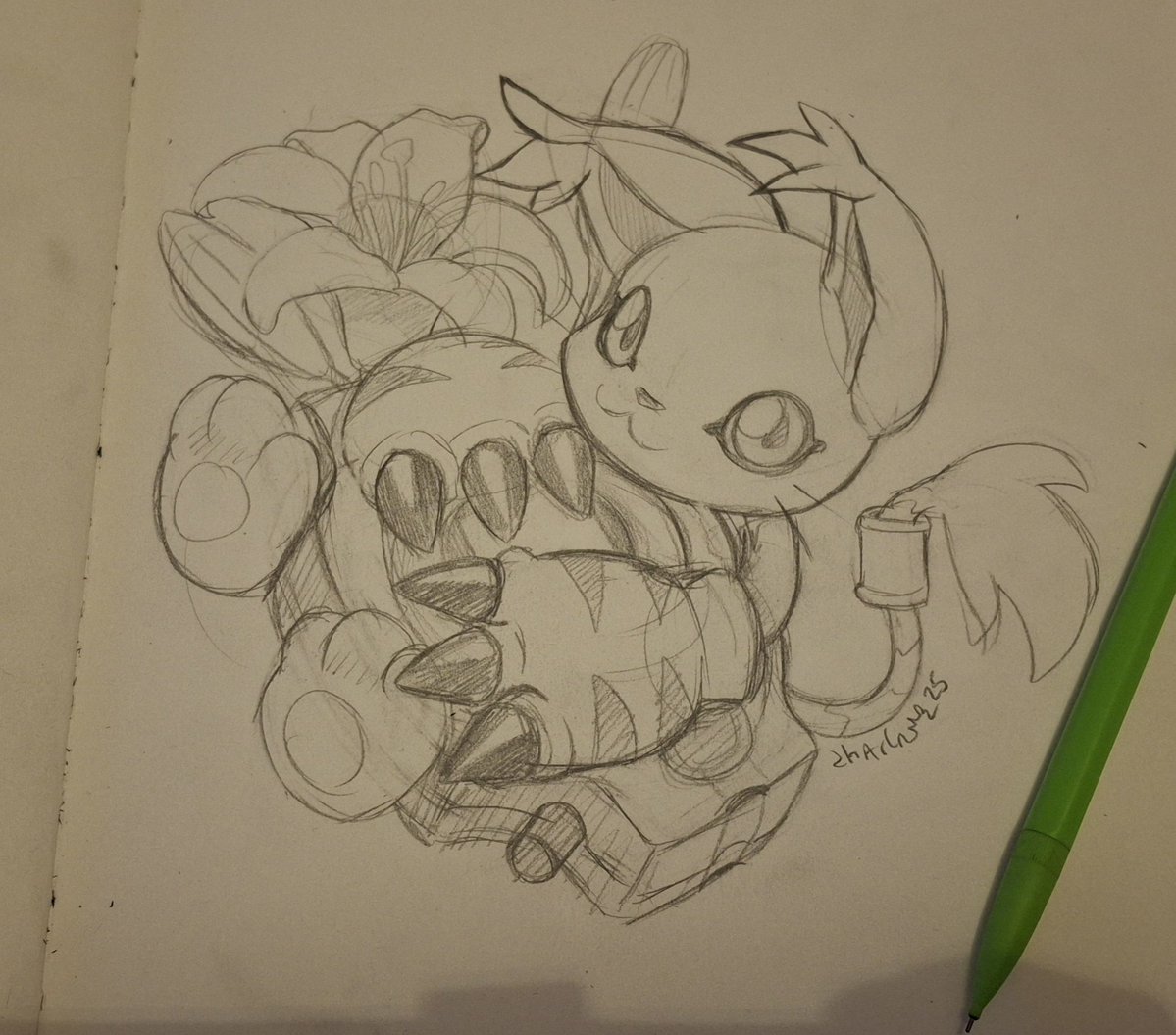 ChibiCheu's tweet image. Gatomon for sure