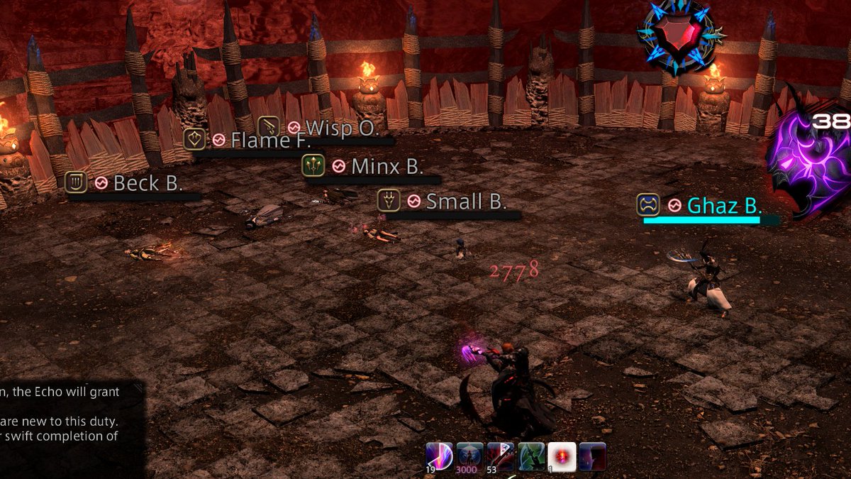 drakanous's tweet image. &quot;Just gonna do a quick trial roulette before maps this afternoon!&quot;
&amp;gt;entire party gets pokeball&apos;d
#FFXIV #DDoS