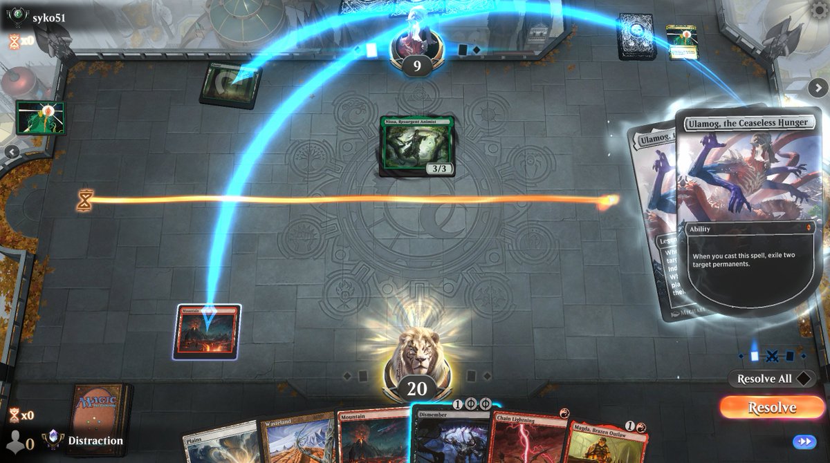 rflbill's tweet photo. @itsmebeale @fireshoes good turn 1, but forest -> black lotus -> channel -> ulamog (throw in freebie nissa) beats that https://t.co/lKIwuoQvpq