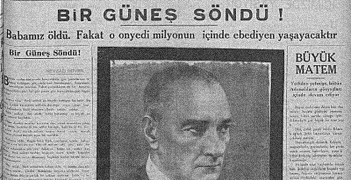BİR GÜNEŞ SÖNDÜ! 
—Fakat milyonlar içinde ebediyen yaşayacaktır!